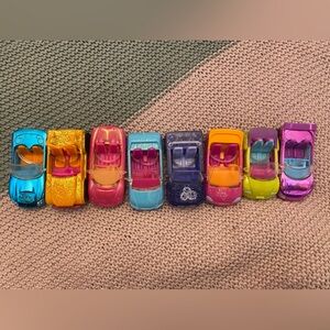 Polly Pocket Race Cars lot